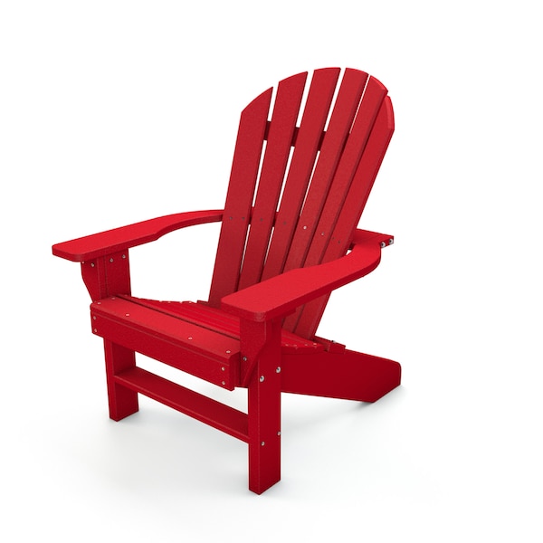 Red Seaside Adirondack Chair